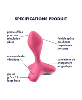 Vibromasseur anal USB rose Game Changer Satisfyer 